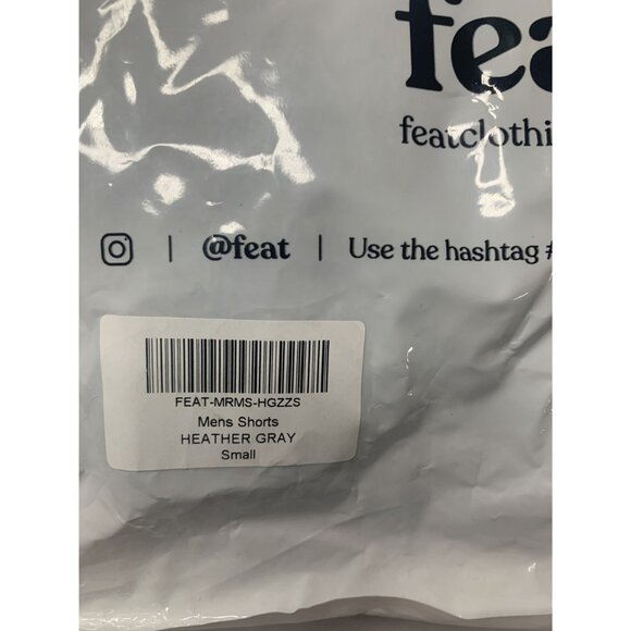 FEAT Men's Flowtech‎ Roam Shorts Small Gray Heather Elastic Waistband Drawstring - Picture 13 of 14